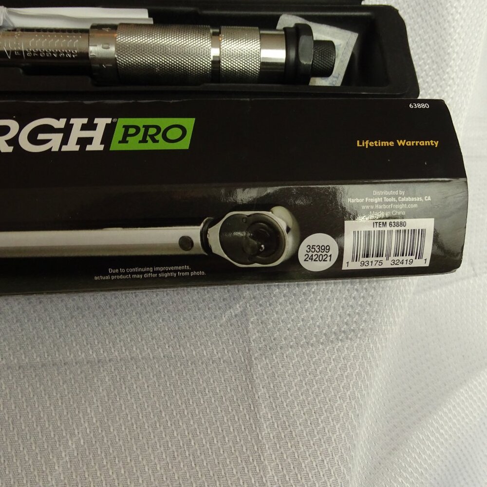 3/8" Torque Wrench Snap Socket Professional Drive Click Type Ratcheting - Picture 3 of 8